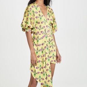 PatBO
Asymmetrical Belted Mini Dress Floral Sz 2